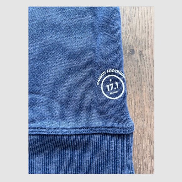 Allbirds R&R Crewneck Sweatshirt Size S Navy Organic Pima Cotton Eco-Friendly - Picture 6 of 9